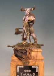 Andrea 'R.I.P.' NICOLINI - figurino Taurus - in 25 mm. 